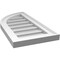 Ekena Millwork Quarter Round Top Left Surface Mount PVC Gable Vent w/ 2"W x 1-1/2"P Brickmould Frame, 12"W x 24"H GVPQL12X2402SN - alternate 3